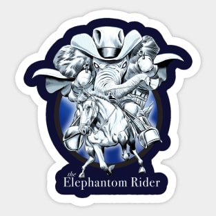 The Elephantom Rider Sticker